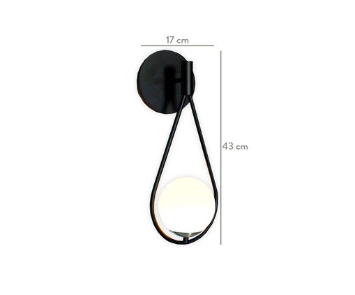 Arandela Moon Gota - Bivolt image number 2