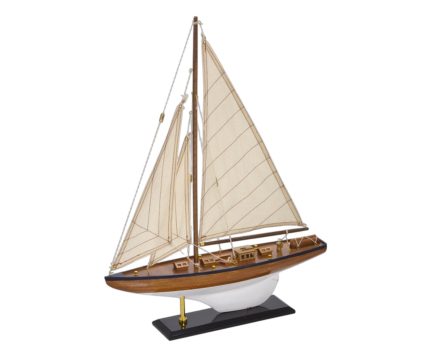 Barco Decorativo Mar&eacute;us Bege e Marrom - image 0