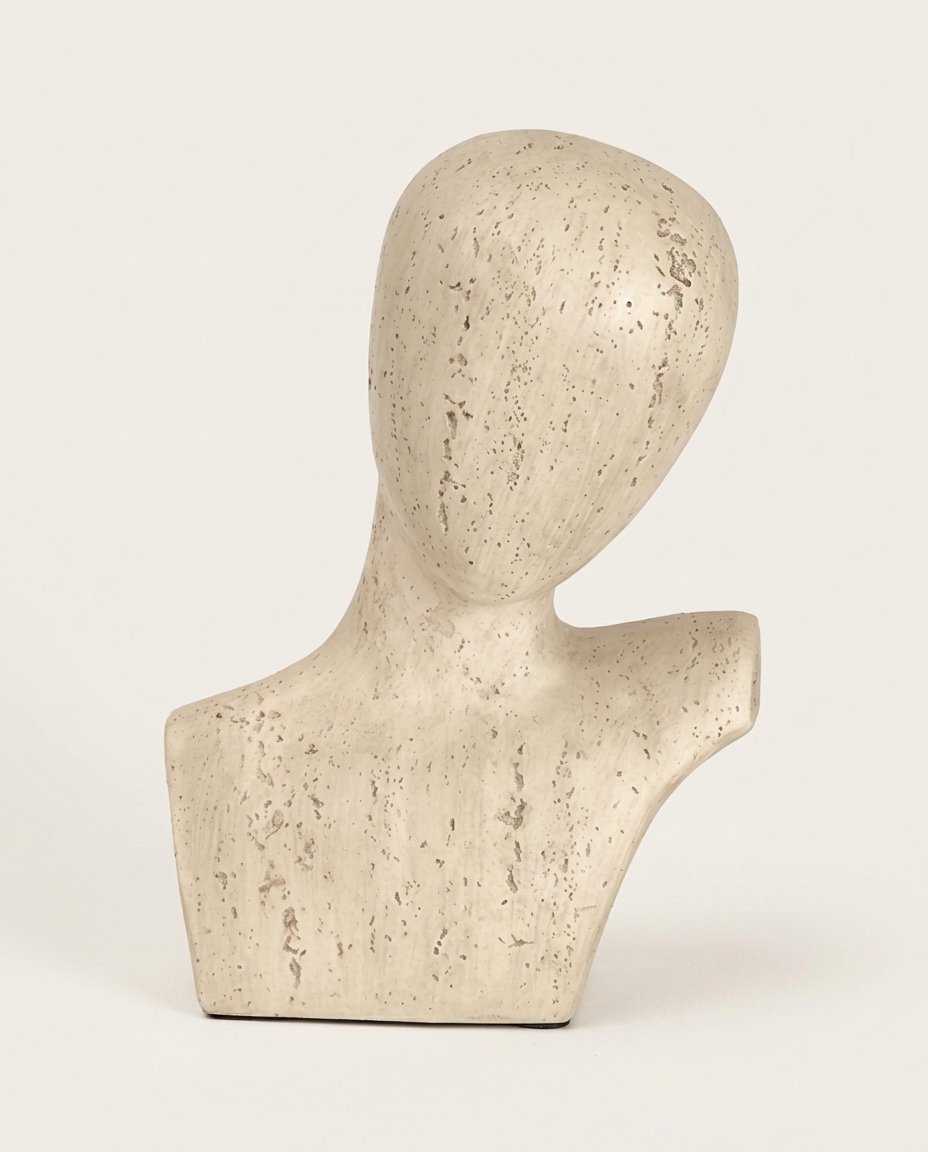 Escultura Busto Bege - image 0