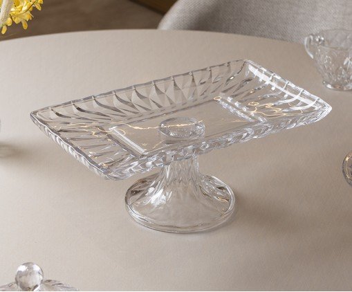 Travessa em Cristal Diamond Transparente image number 3