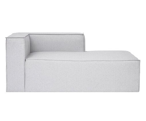 Sof&aacute; M&oacute;dulo Chaise Mensa Cinza Claro image number 1