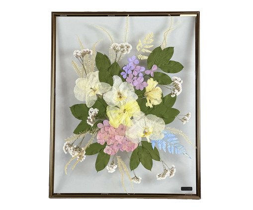 Quadro Decorativo Retangular Floral M&eacute;dio image number 0