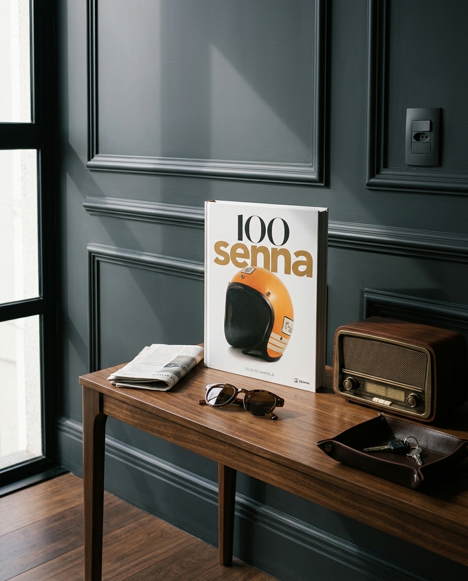 Livro "100 Senna Edi&ccedil;&atilde;o Especial 30 Anos -Capacete" image number 3