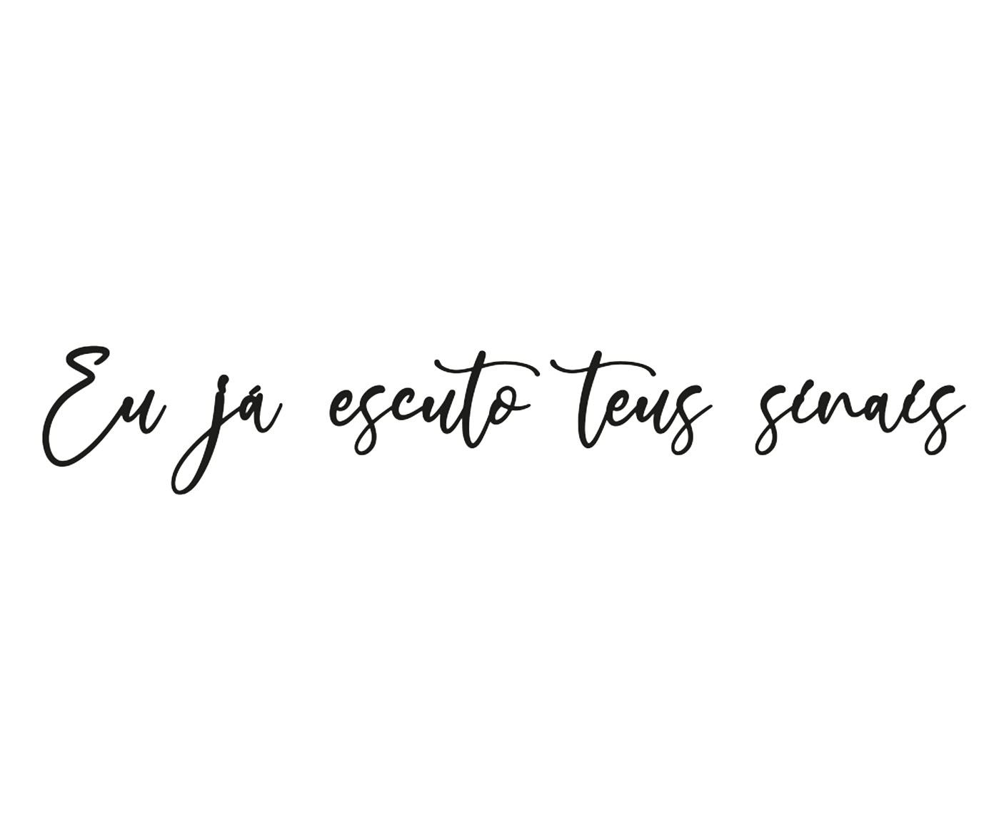 Frase De Parede Teus Sinais - image 0