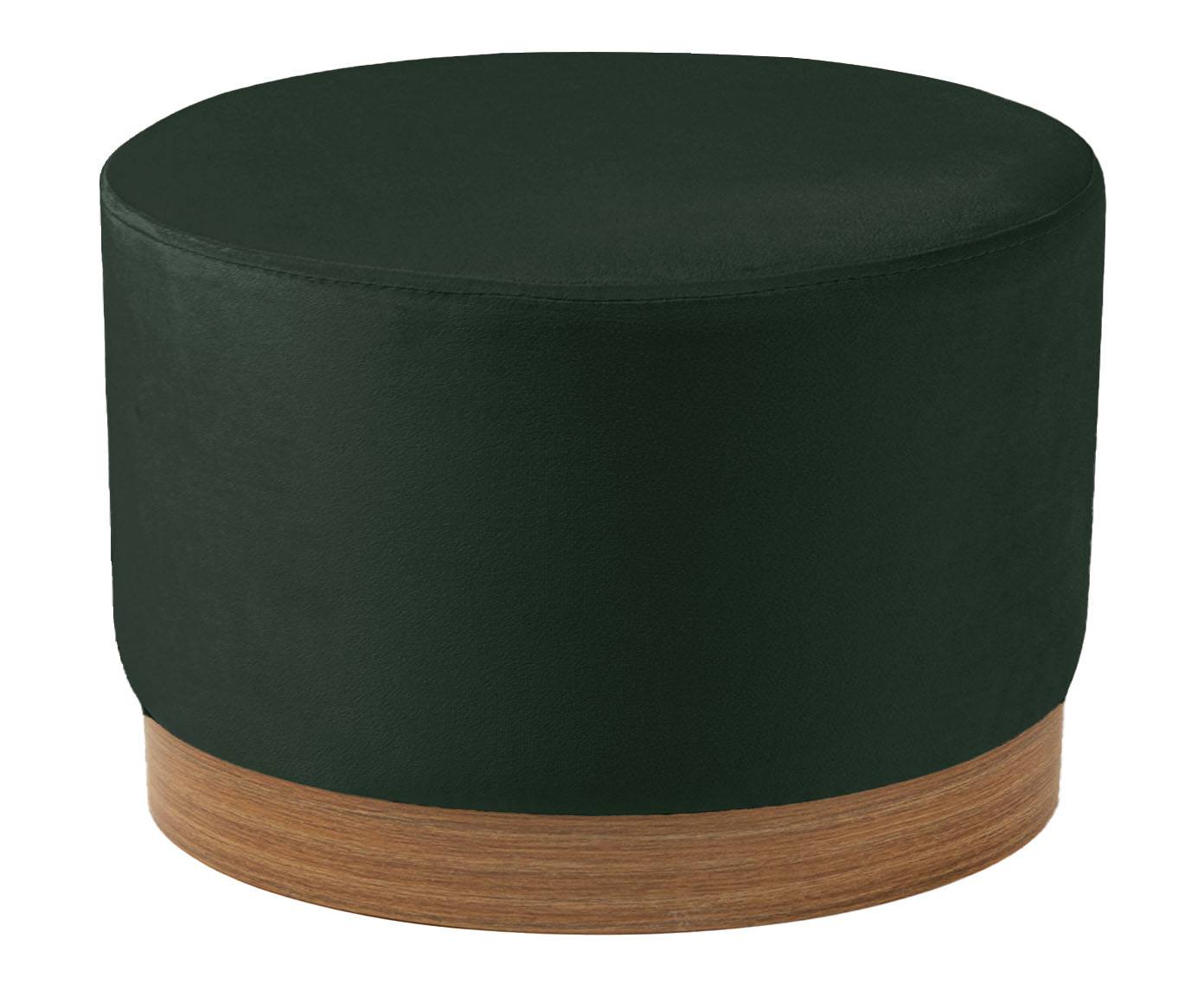 Puff em Veludo Harlow Pequeno Verde image number 2