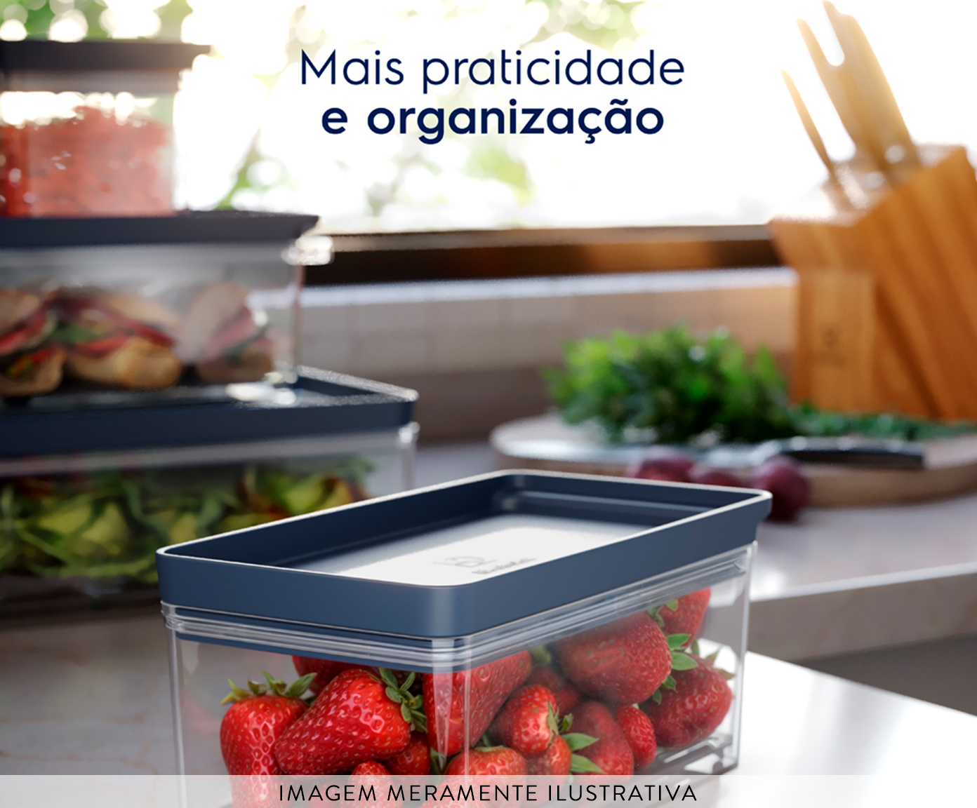 Organizador de Geladeira Electrolux Experience com Escorredor image number 2