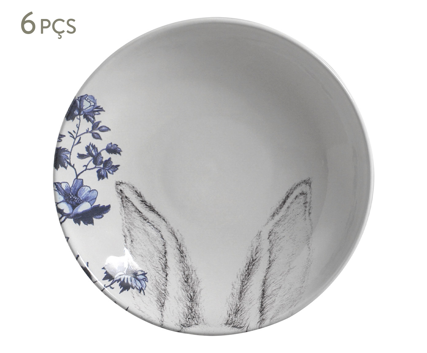Jogo de Pratos Fundo Coup Stoneware Toile image number 0