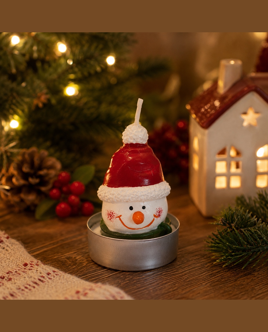 Jogo de Velas Boneco de Neve - image 1
