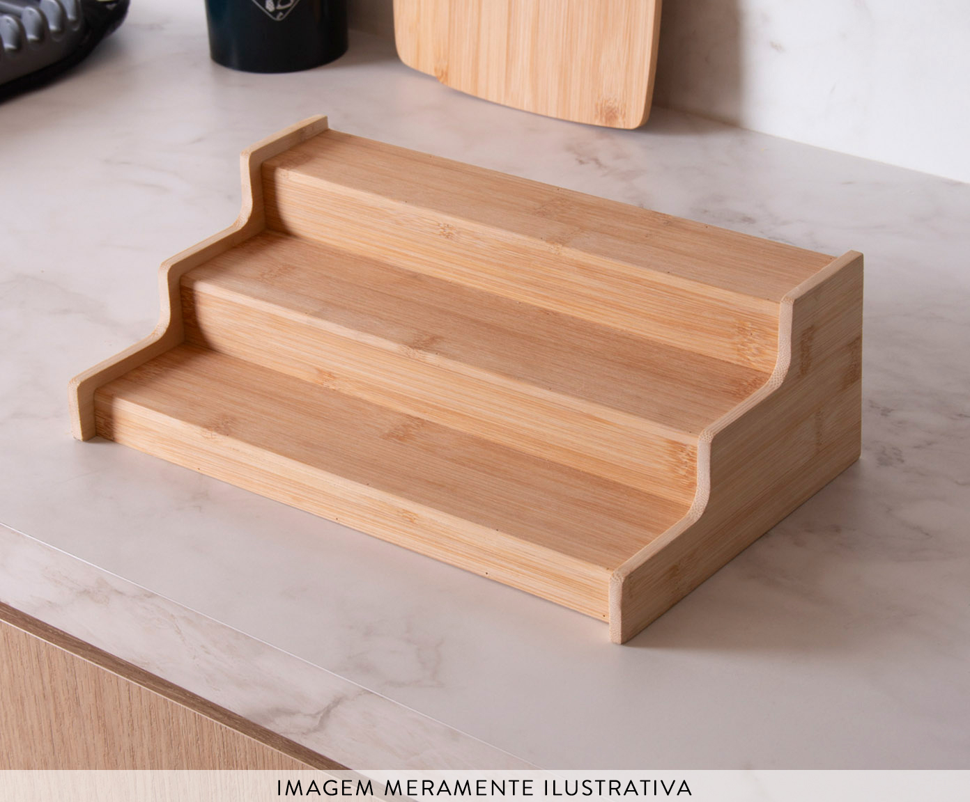 Organizador Extens&iacute;vel em Bambu Nature image number 2