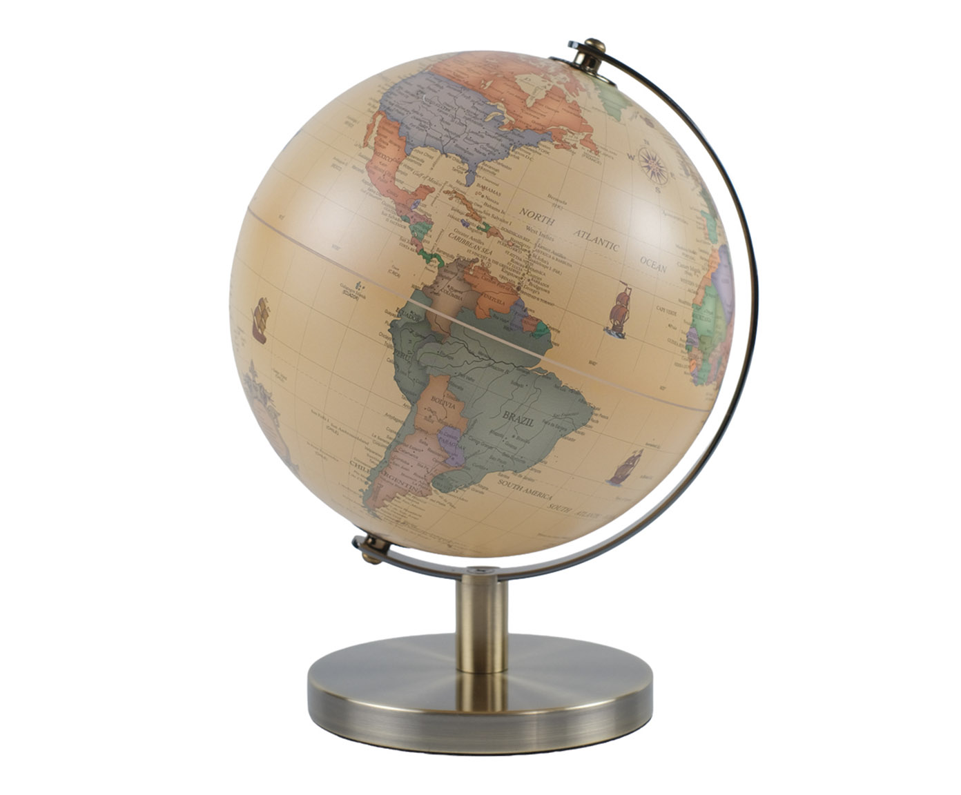 Decorativo Globo Terrestre Atlantis M&eacute;dio image number 0