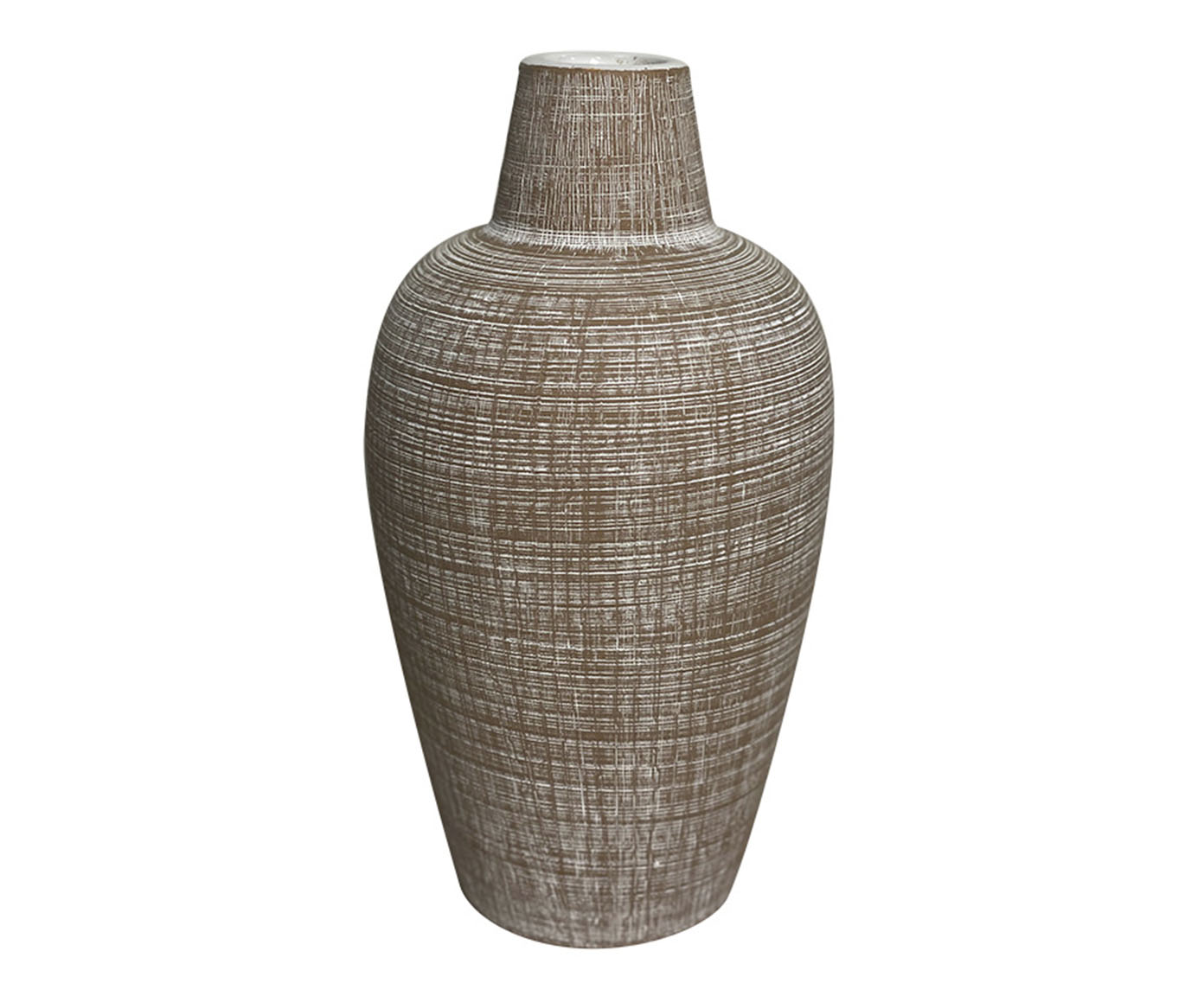 Vaso Decorativo Radici Marrom e Branco image number 0