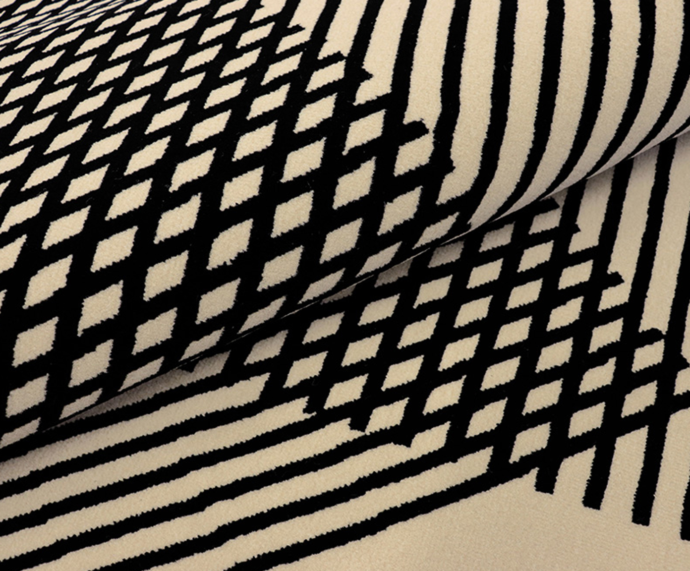 Tapete Trendy Paralelos - Black image number 1