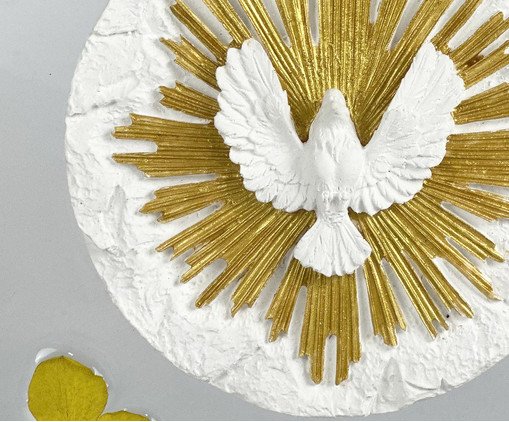 Acr&iacute;lico Decorativo Orat&oacute;rio Divino Esp&iacute;riro Santo M&eacute;dio image number 3