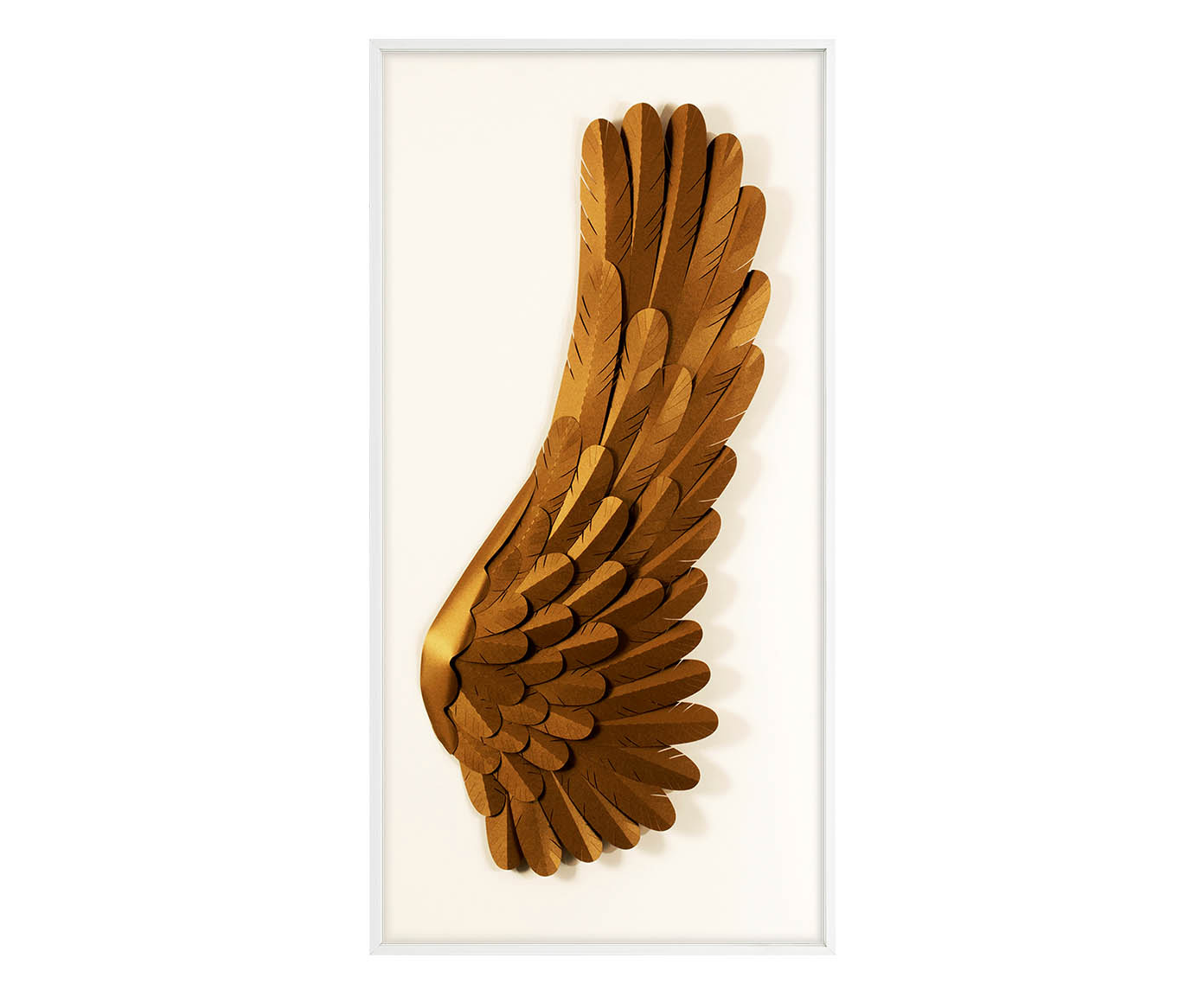 Quadro Asas lI - Dourado image number 0