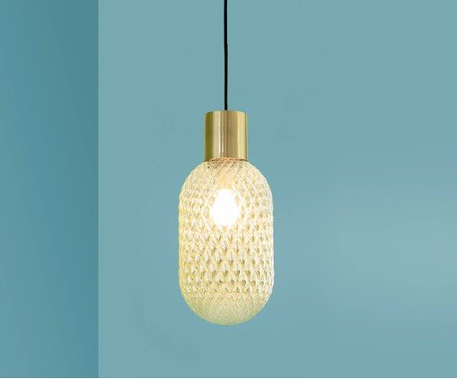 Pendente Citterio Long Champanhe e Dourado image number 1