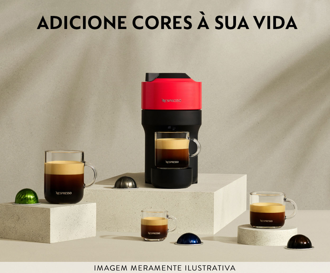 Cafeteira Nespresso Vertuo Pop Branco Coco - 110V image number 4
