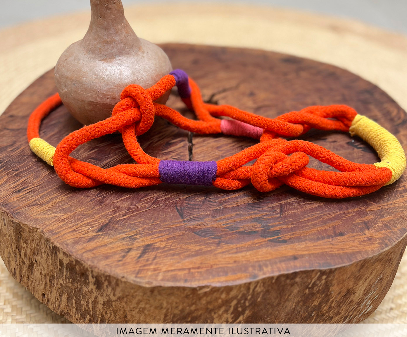 Colar de Parede e Mesa Furd&uacute;ncio - Laranja image number 3