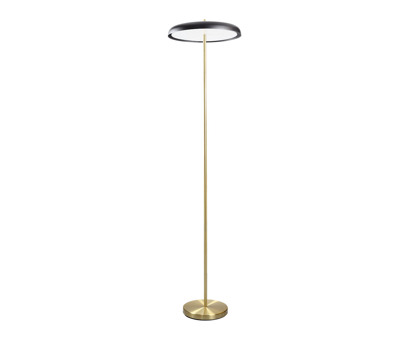 Coluna Dalu Bivolt - Preto e Dourado Escovado image number 0