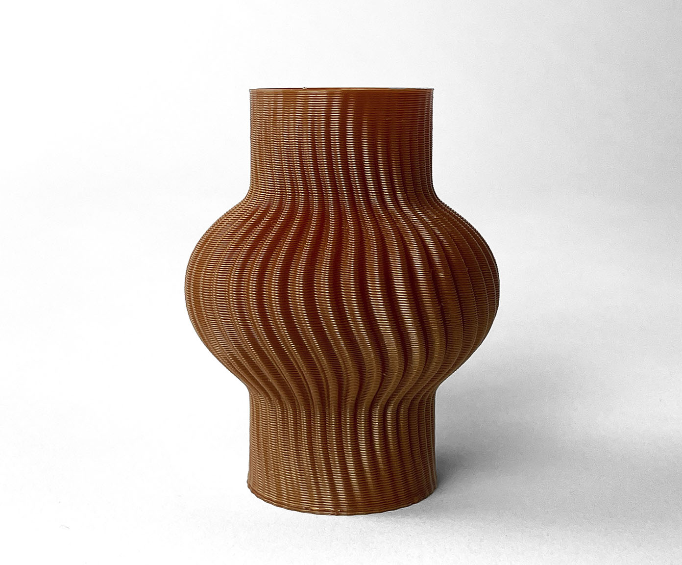 Mini Vaso Onda 1 Terracota image number 2