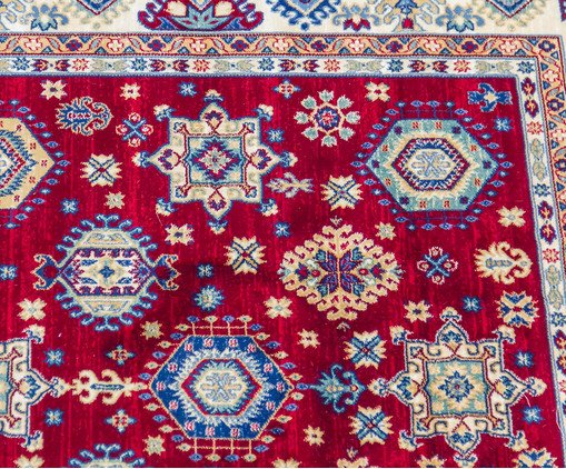Tapete Turco Kasakh Claret Red image number 2