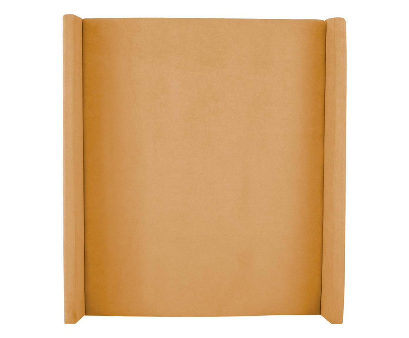 Cabeceira em Boucle Aveludado Classic Amarelo Ocre image number 0
