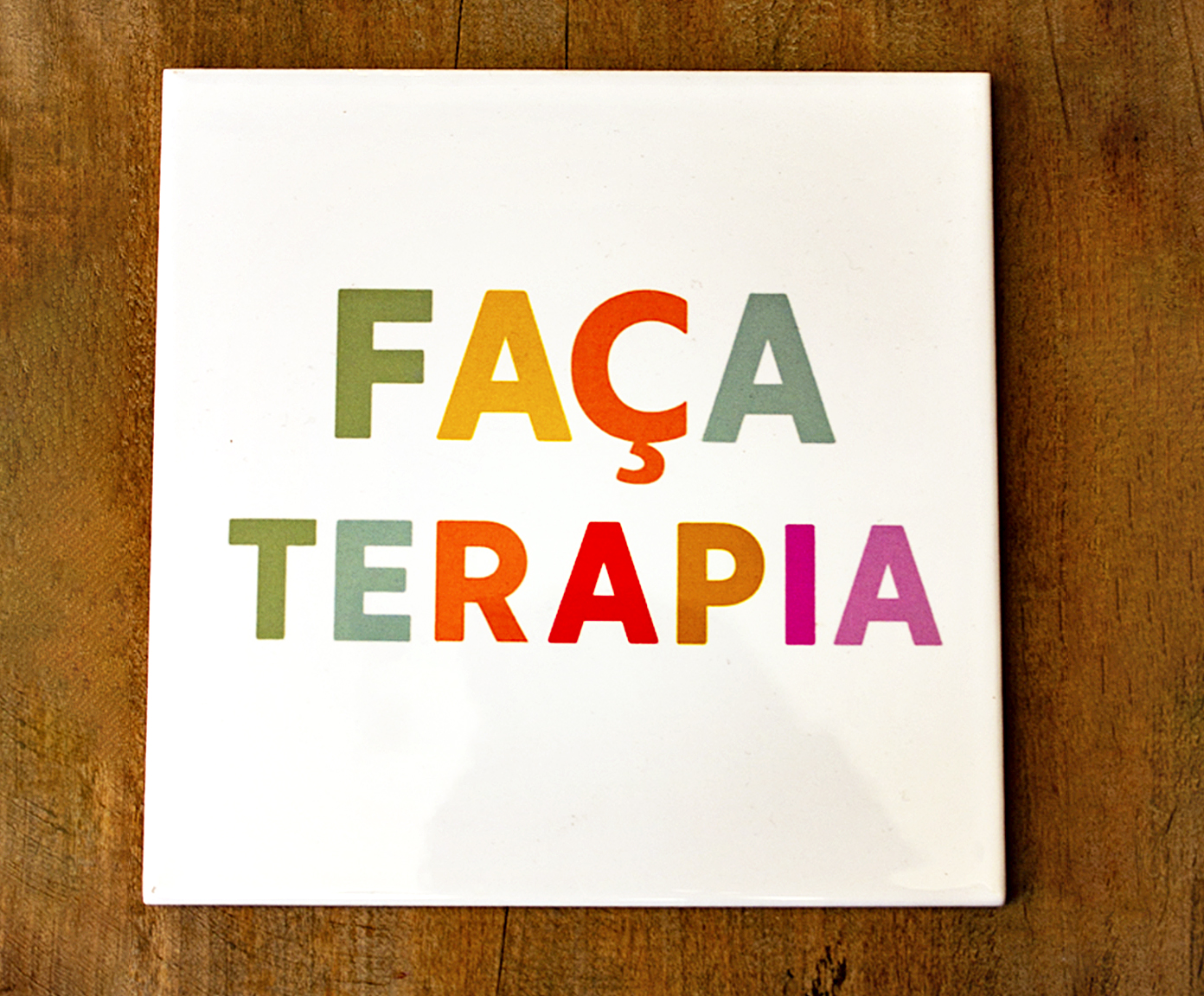 Azulejo Decorativo "Fa&ccedil;a Terapia" image number 1