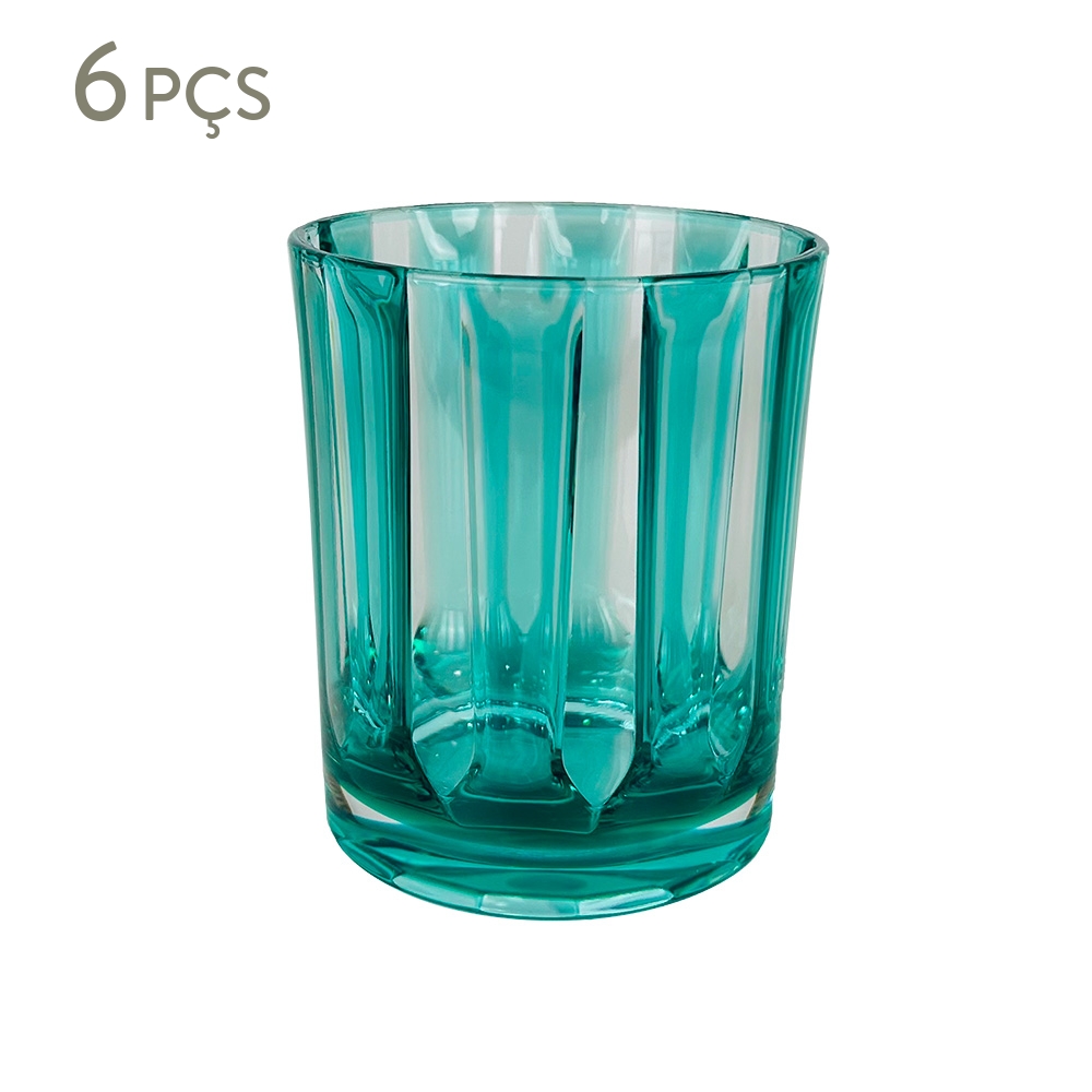 Jogo de Copos Pequenos Fancy Verde image number 0
