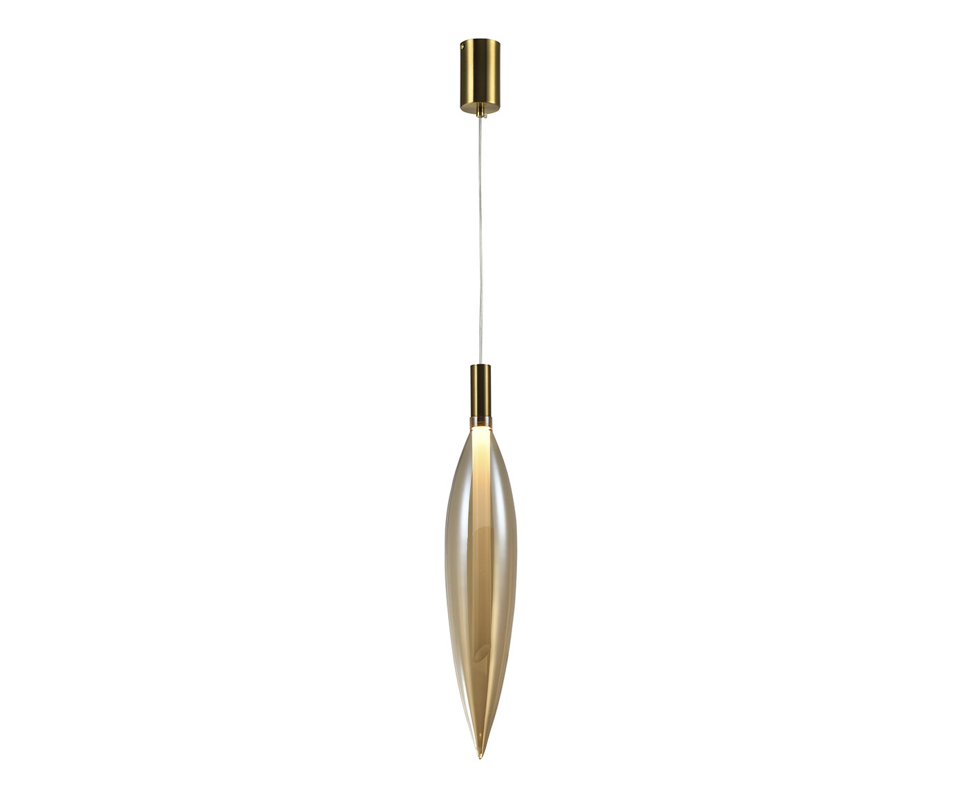 Pendente Lanza Champagne Bivolt image number 0