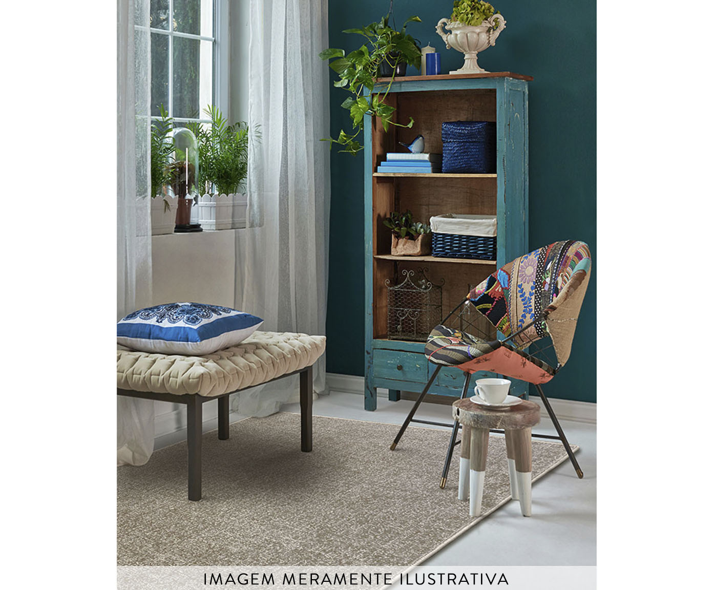 Tapete Tufting Elegant Bege - image 1