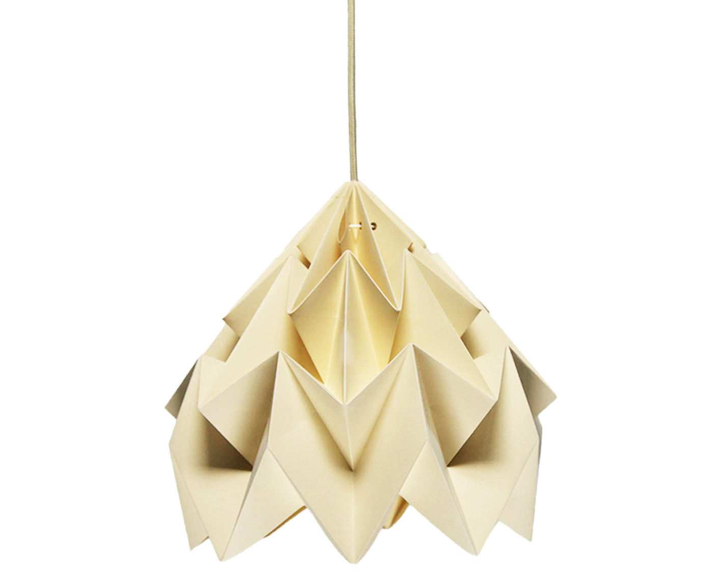 Lumin&aacute;ria Origami Gaia Marfim image number 1