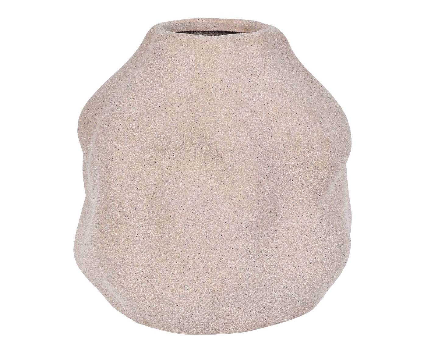 Vaso Minimalista Areia - 16X16X15cm image number 0