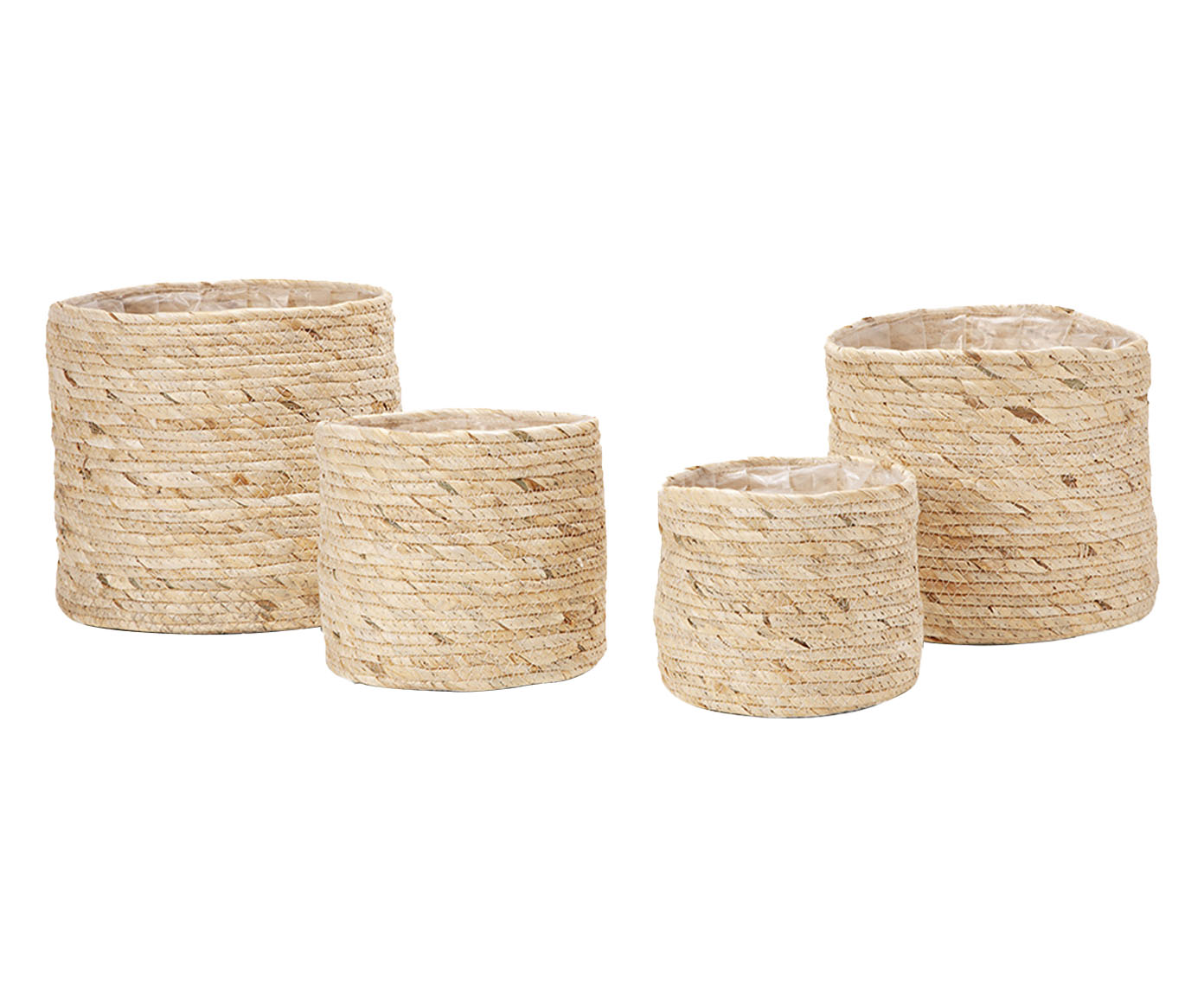 Jogo de Cachepot em Fibra Natural Elena image number 0