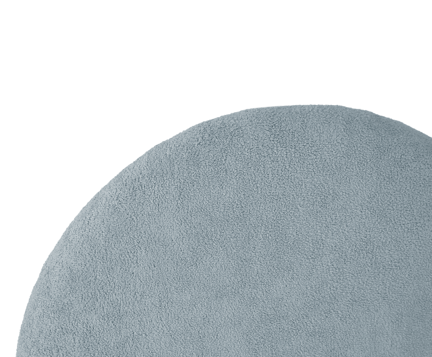 Cabeceira em Boucle Aveludado Arco Embrace Azul image number 5
