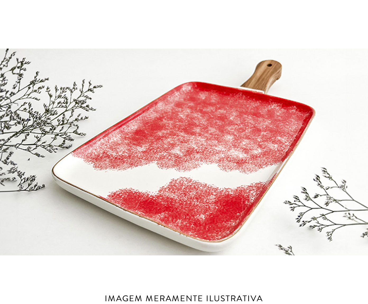 Enfeite com Cabo Dual Vermelho image number 2