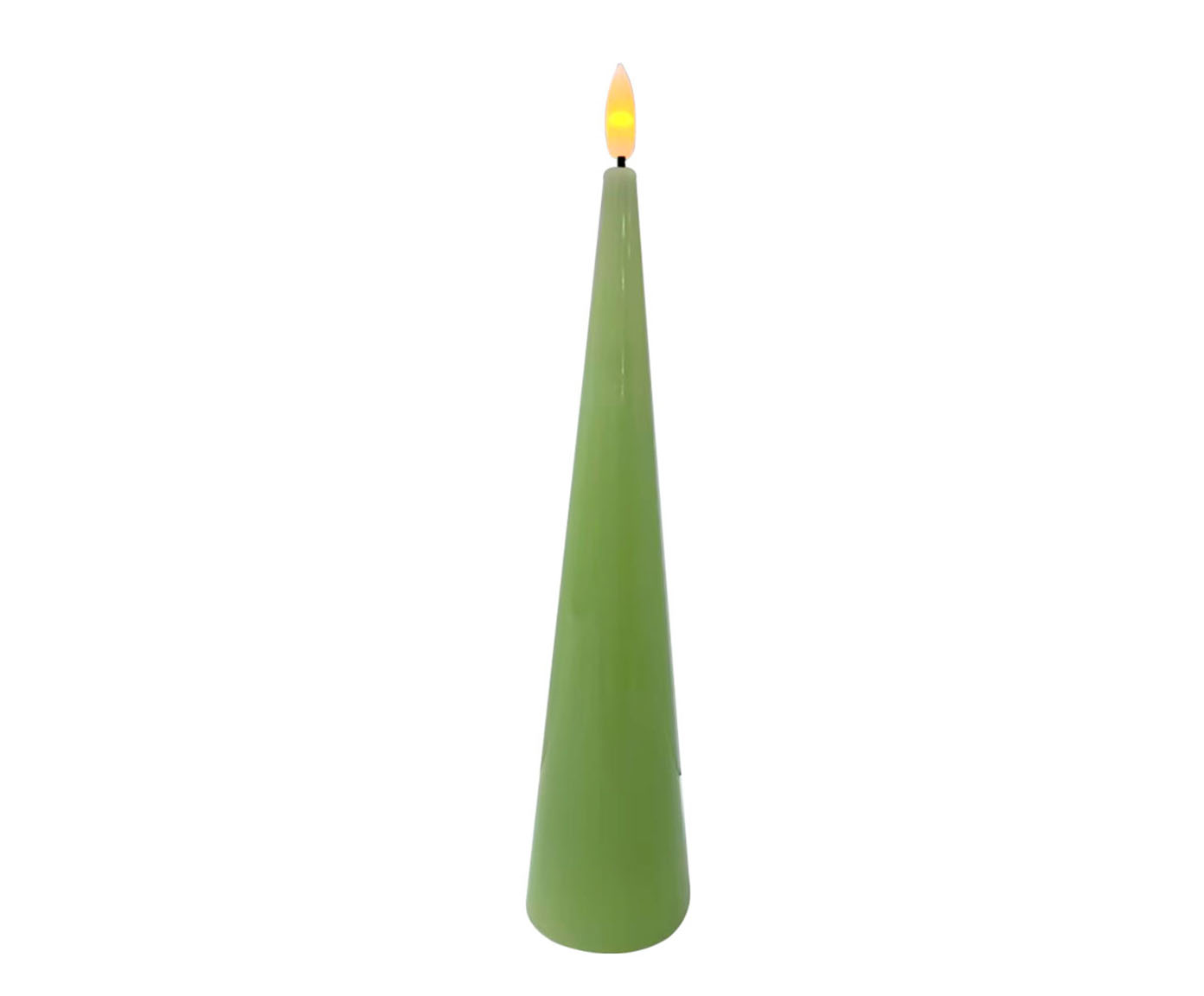 Vela de Led A Pilha Iluminato Verde - image 0