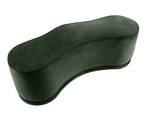 Puff em Veludo Fun Low Verde image number 0