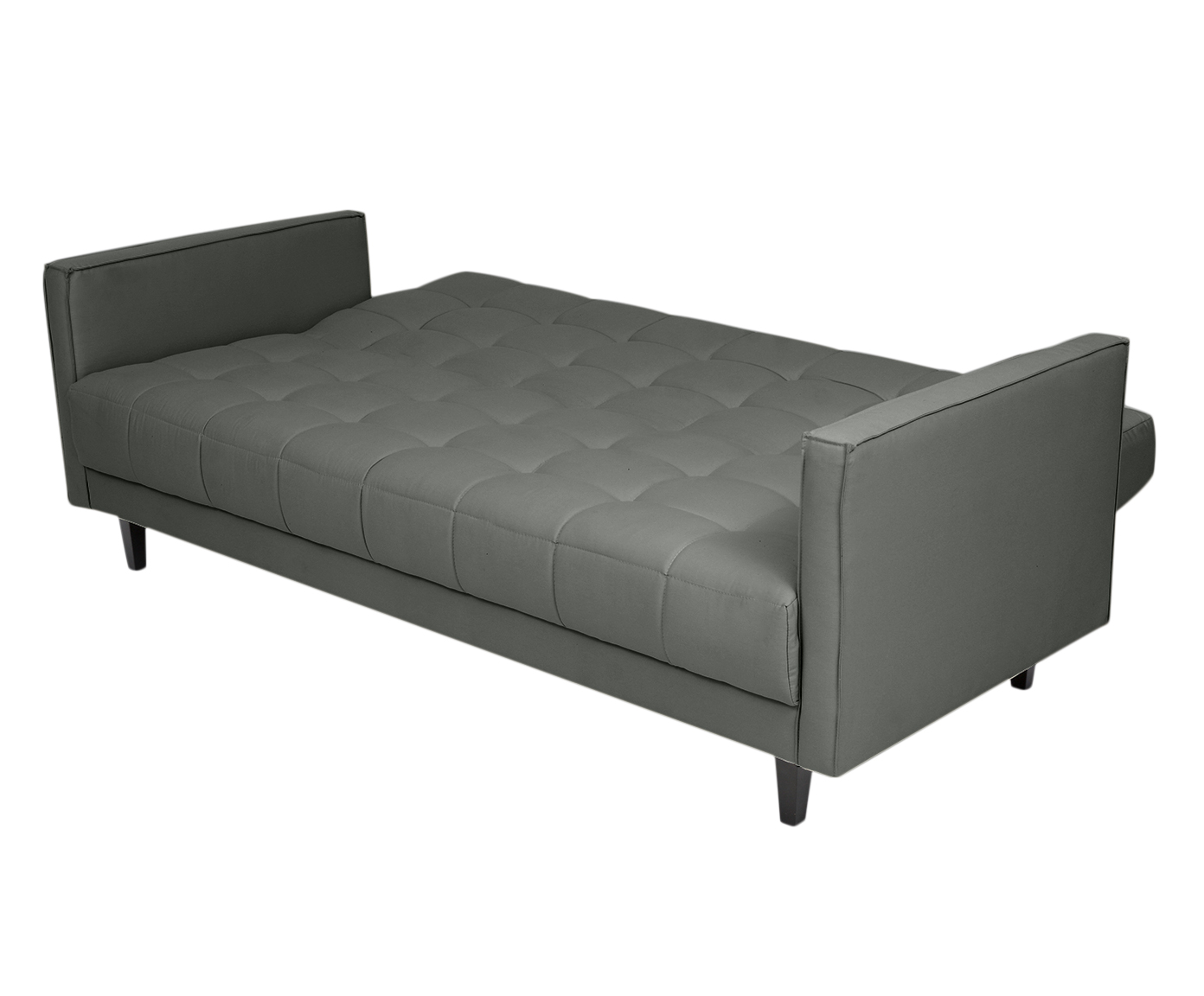 Sof&aacute; Cama Brooklyn em Sarja - Chumbo image number 15