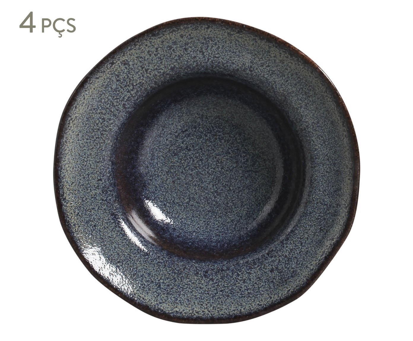 Jogo de Pratos para Sobremesa Titanium Azul Escuro lV - image 0