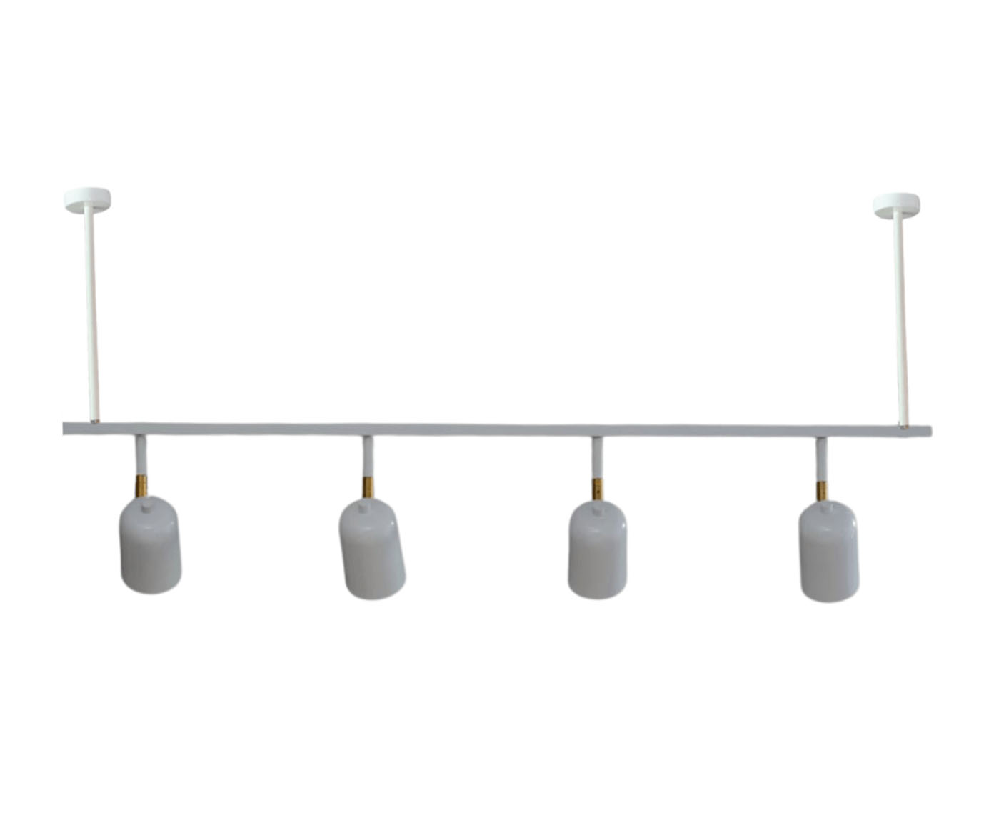 Trilho de Teto Ewa com 4 Spots com Extensor Branco - image 0