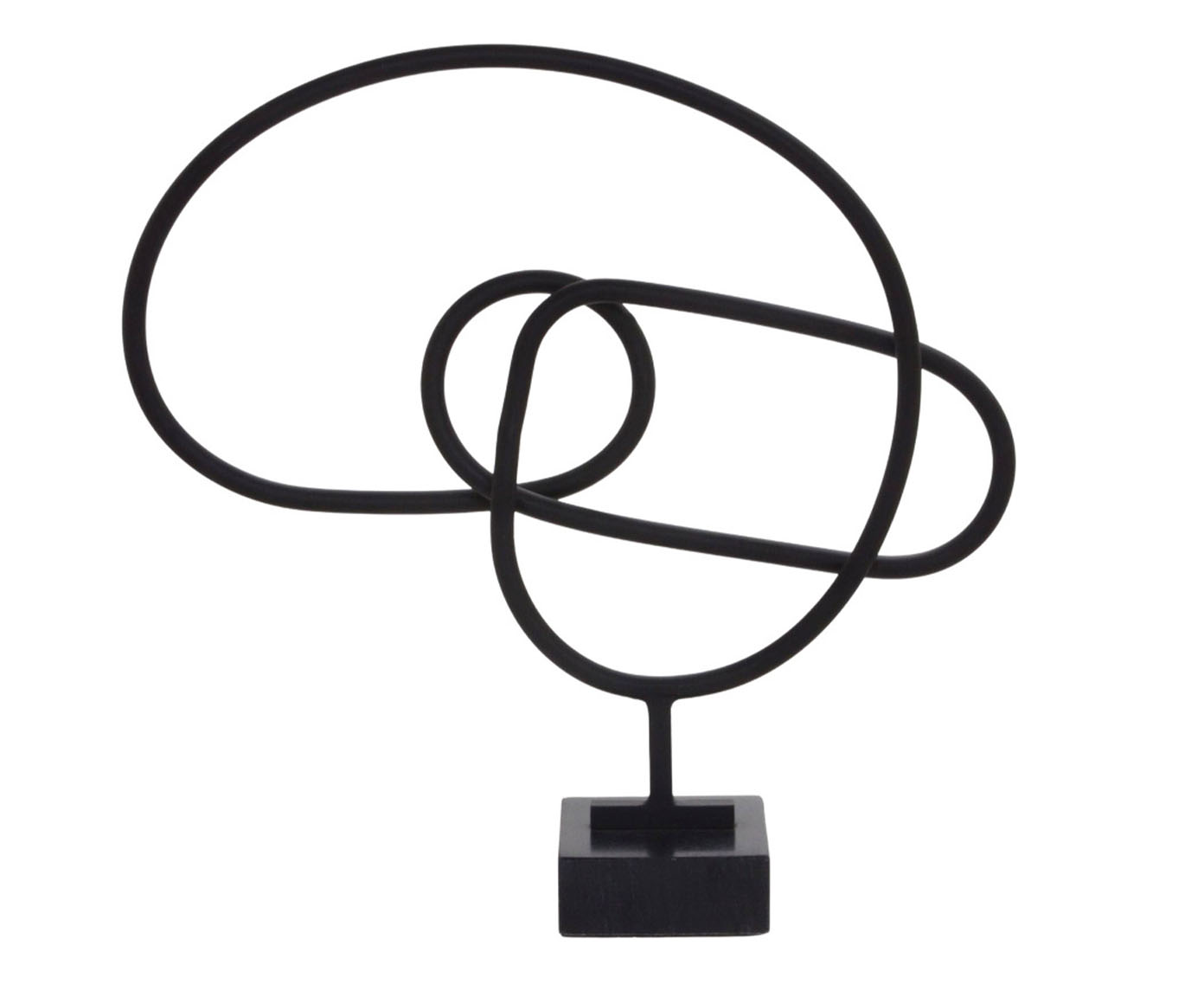 Escultura Decorativa Preto image number 0