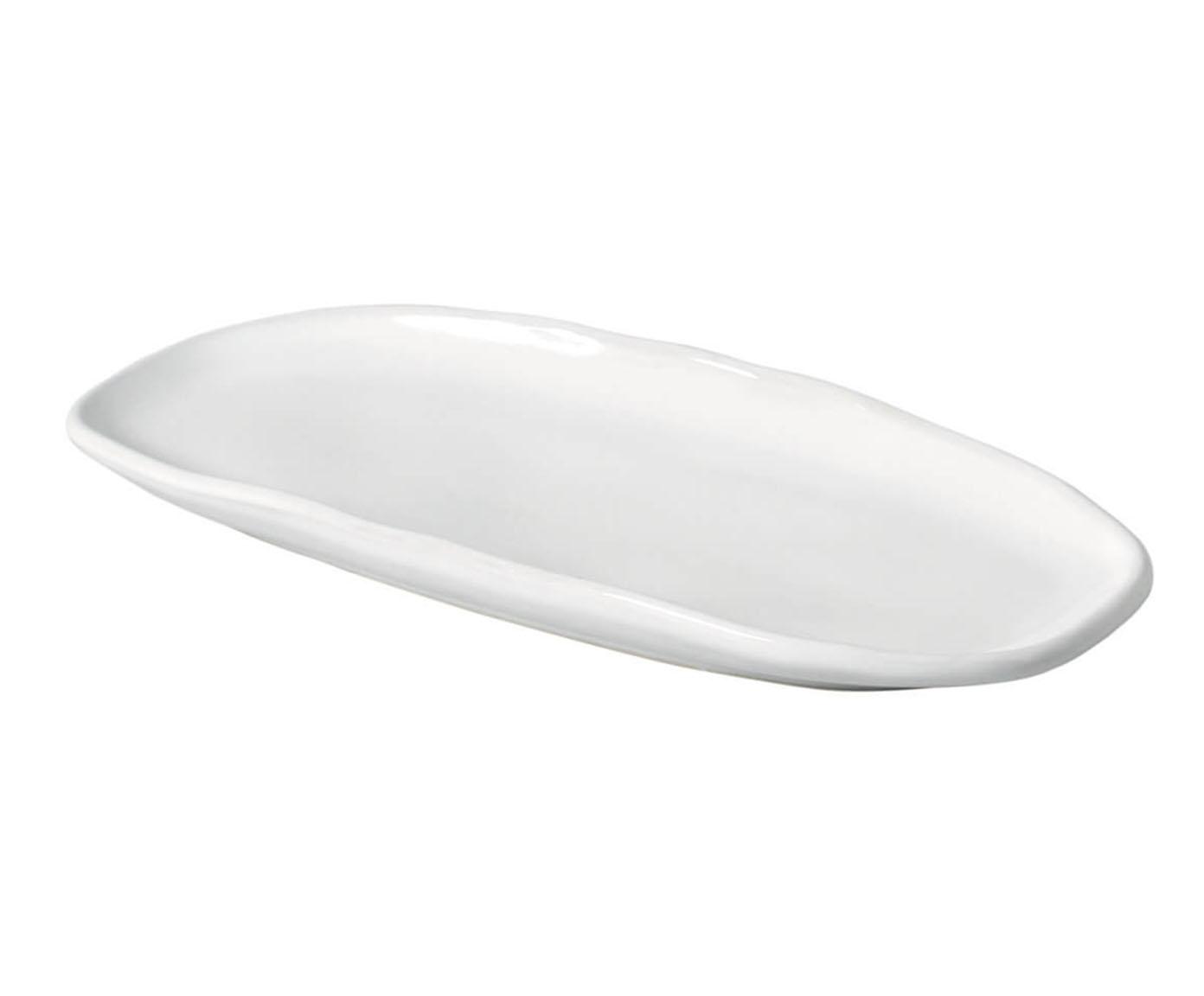 Jogo de Travessas Oval Rasa Pequena Org&acirc;nico New White - image 1