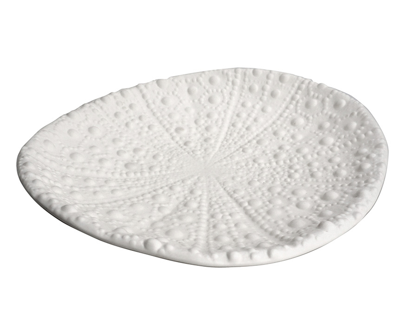 Bandeja Decorativa Biscuit Branca Pequena image number 0