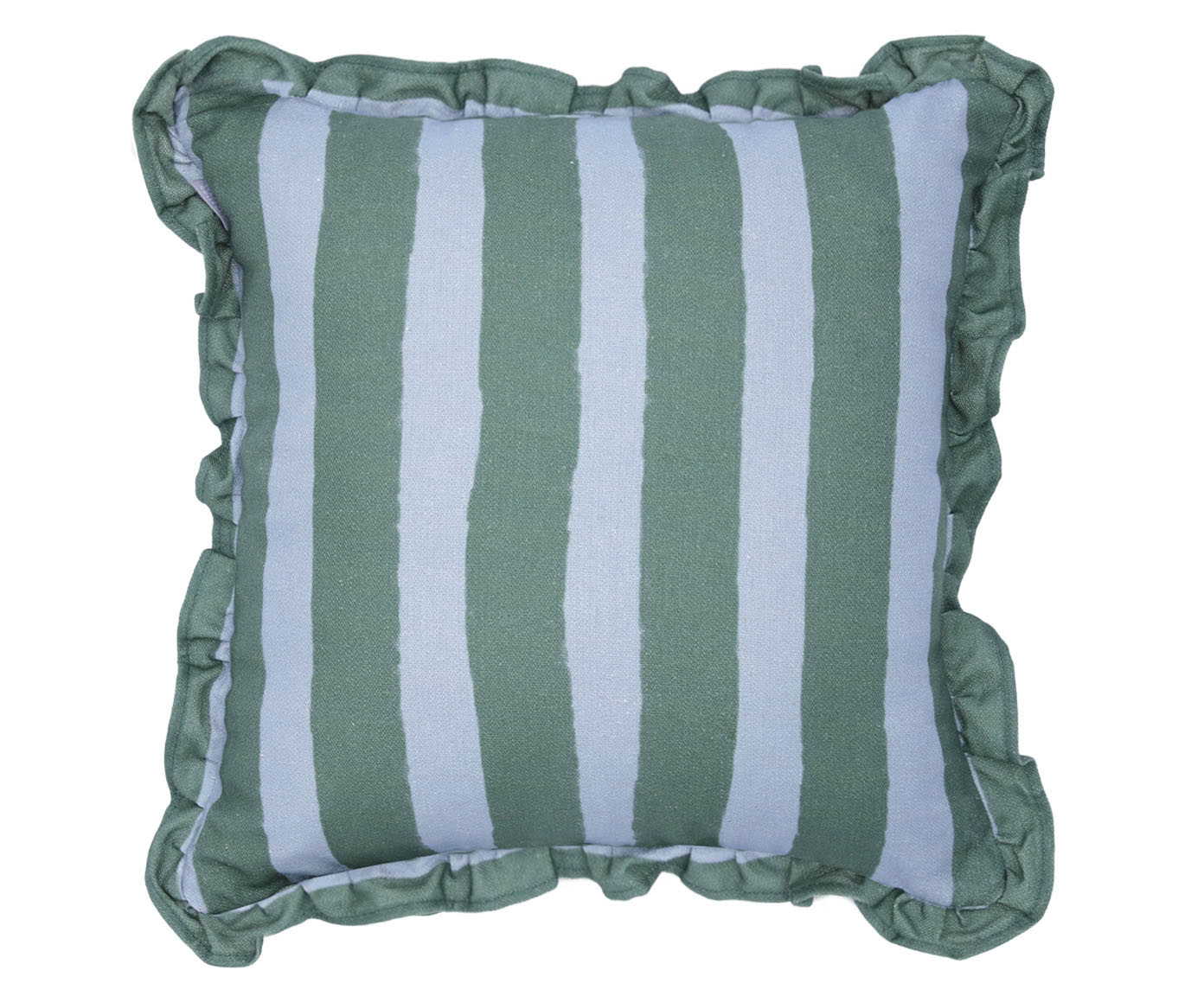 Capa de Almofada Babados Strisce Verde - image 0