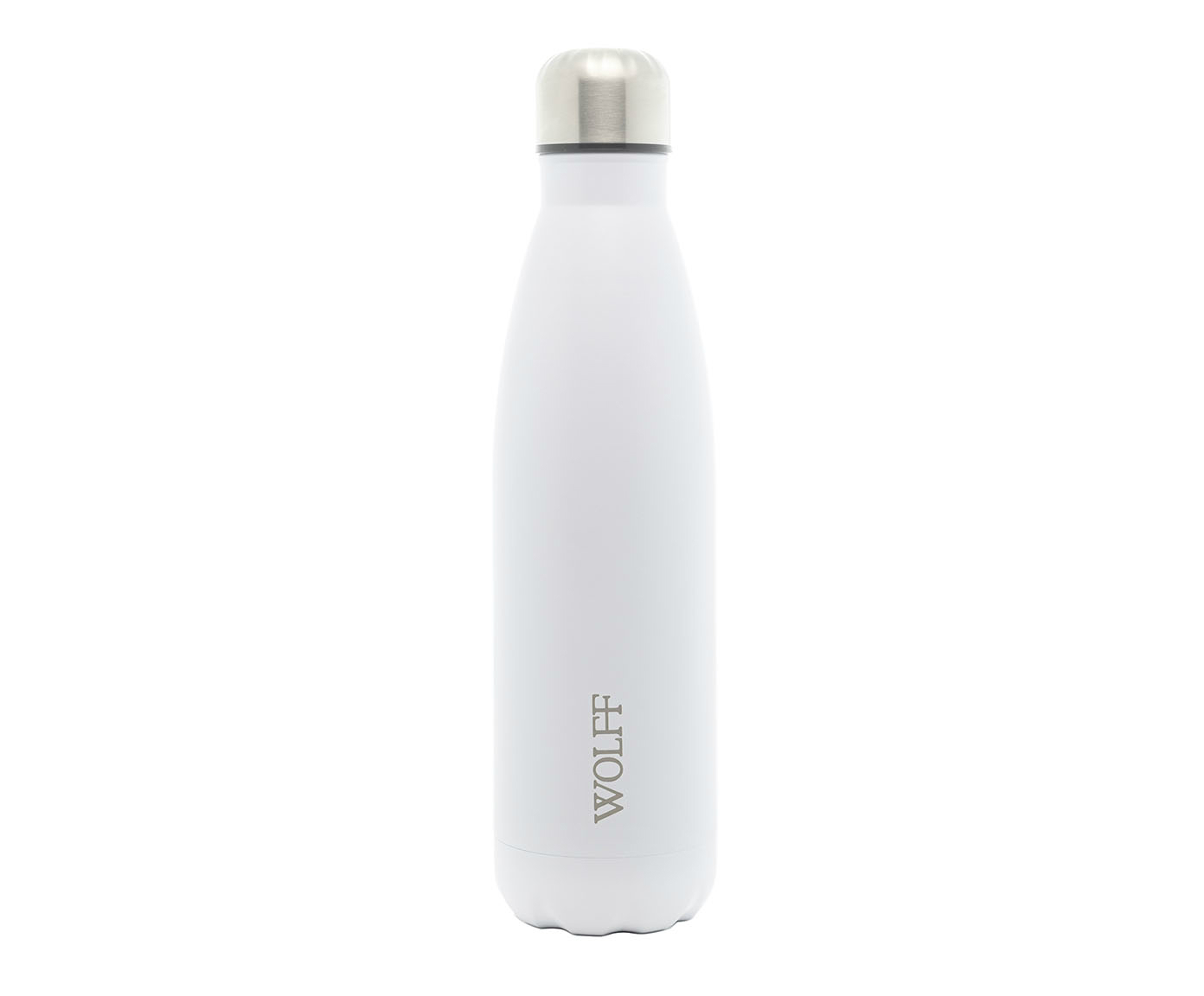 Garrafa T&eacute;rmica em Inox Parede Dupla Ice Wolff Branca - image 0