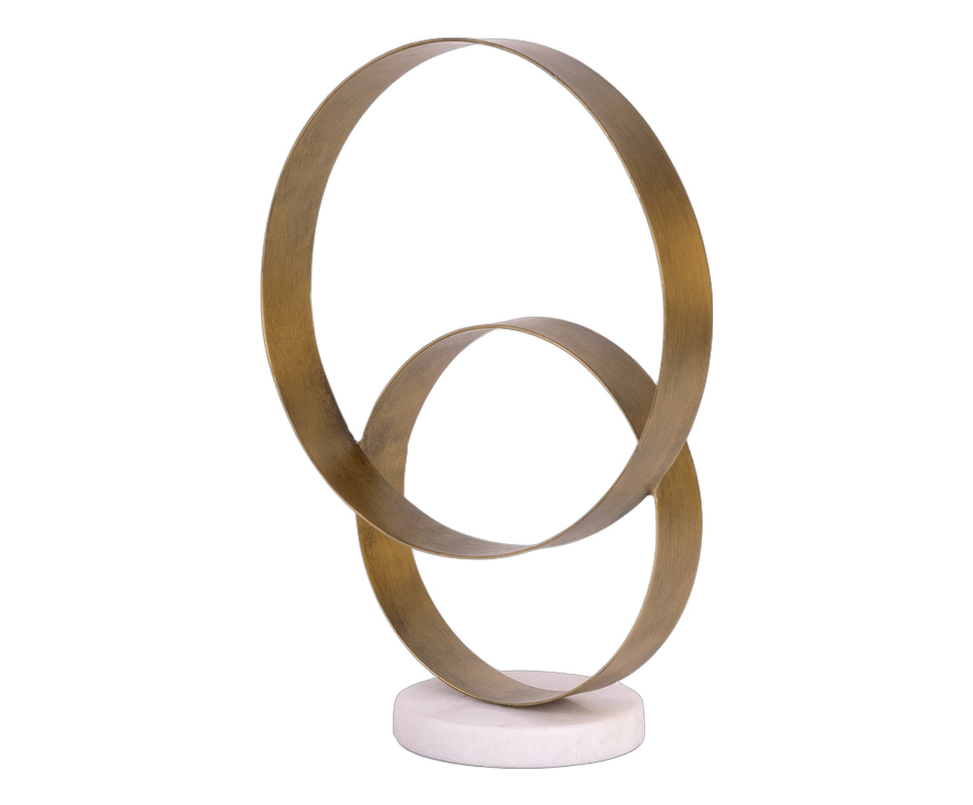 Escultura em Metal e M&aacute;rmore Anco - image 1