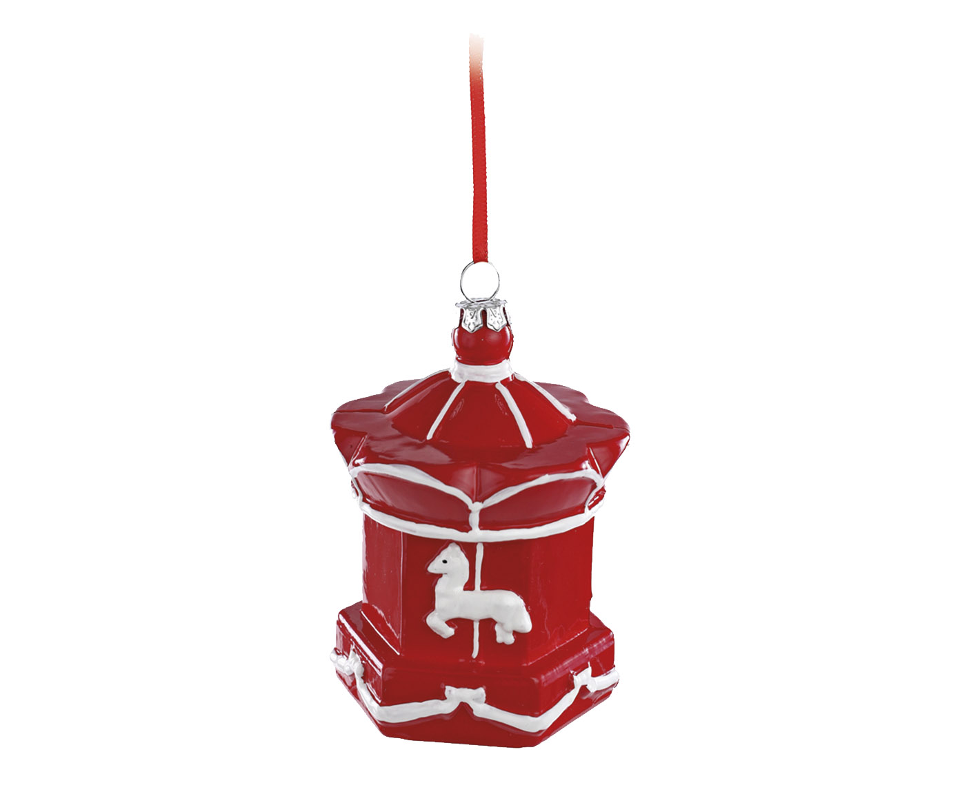 Enfeite para Pendurar Carrossel  - Vermelho - image 0