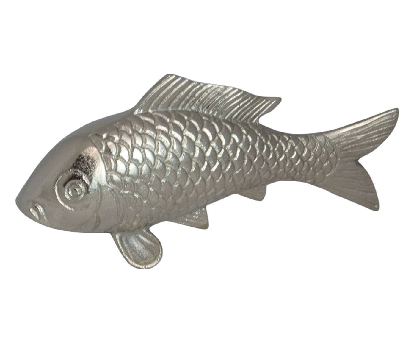 Peixe Decorativo Nereus Prateado image number 0