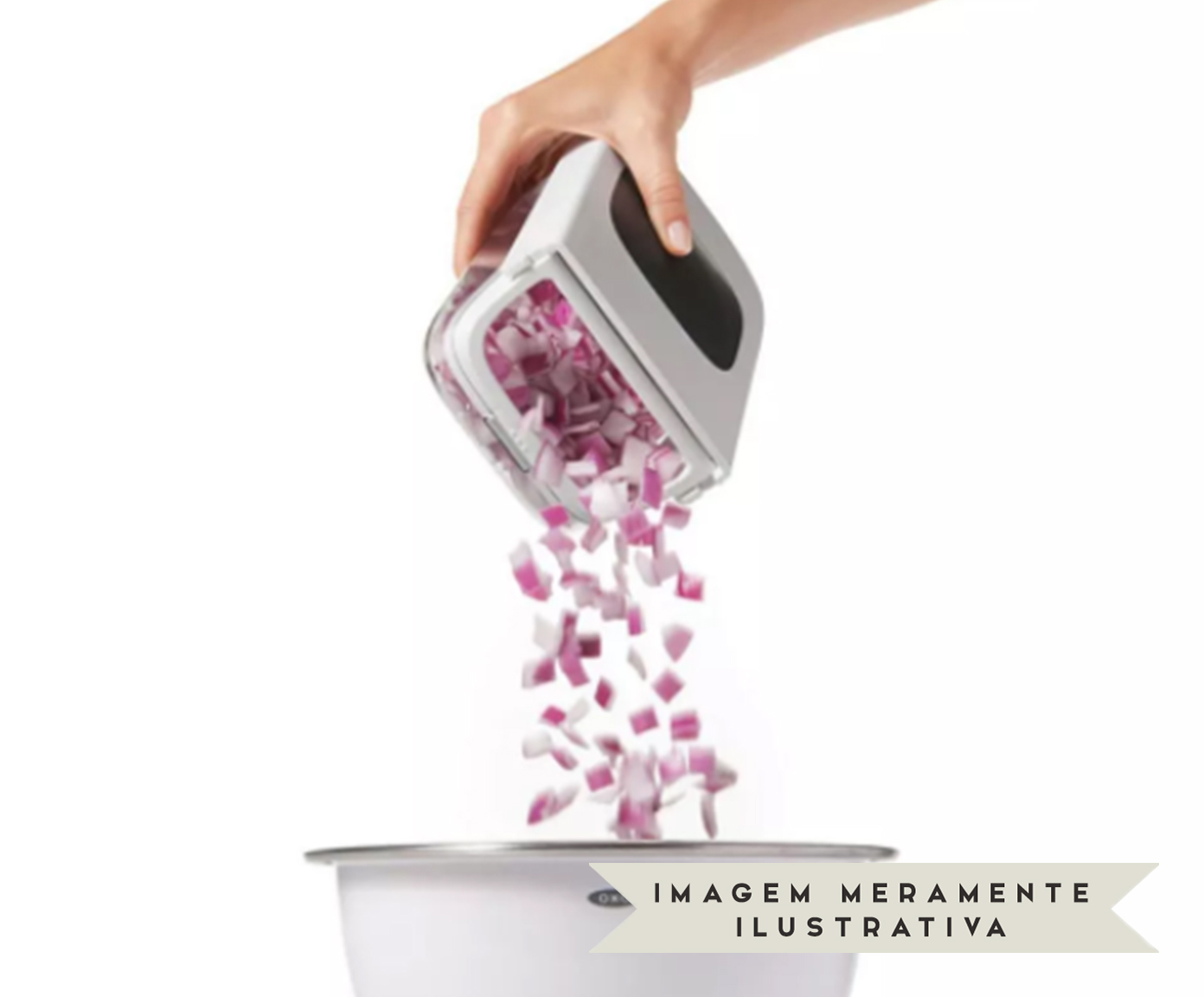 Picador para Vegetais em Inox Moji - Branco image number 4