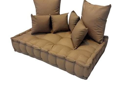 Futon Turco com Almofadas caqui image number 2