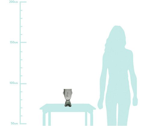 Vaso em Vidro Dom - Fum&ecirc; - image 1